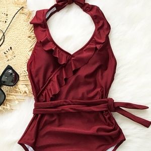 On a Whim Falbala One-piece Swimsuit - XL